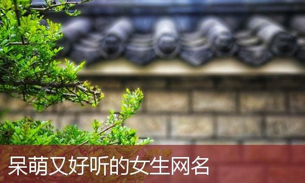 适合萌妹子的昵称,甜美可爱女生网名大全图2