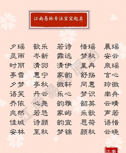 小女孩名字大全 有诗意 有气质,比较有诗意的女孩名字带嫣的图2