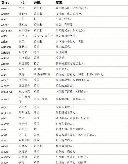 男孩英文名及寓意,男孩英文名 勇敢 自信 阳光图6