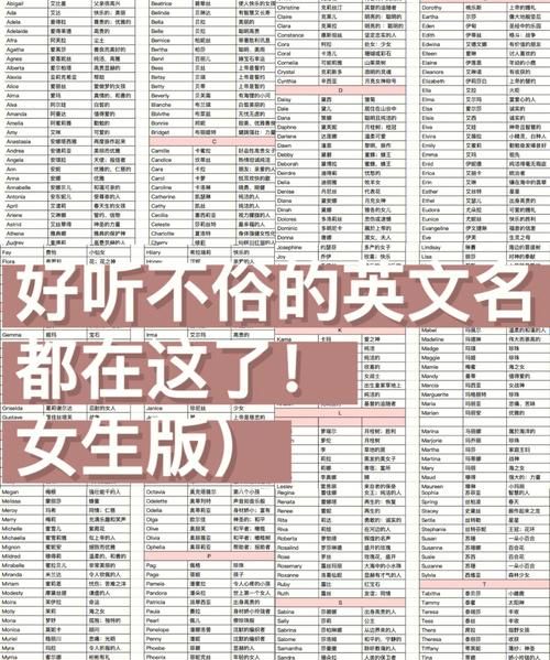 关于芳字的英文名,芳取什么英文名图1