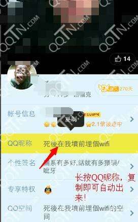 如何复制qq好友昵称,快手怎样复制别人的昵称图4