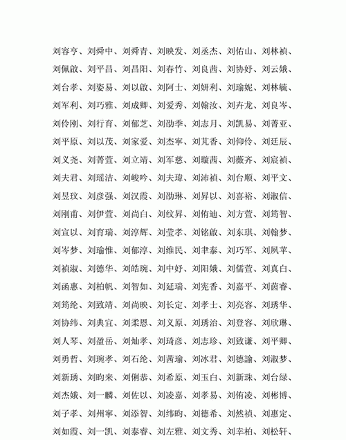 刘姓女宝名字,刘什么名字好听女孩有内涵图3